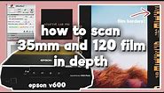 How To Scan 35mm and 120 Film - IN DEPTH - Epson v600 - SilverFast - Negative Lab Pro