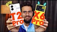 POCO X6 Pro vs vivo T2 Pro *Full Comparison* ⚡ Best 5G Phone Under ₹25,000?