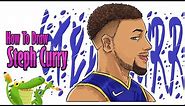 How To Draw Stephen Curry | NBA