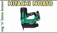 Hitachi NT1850 18g Finishing/Brad Nailer 18v cordless - First Impressions Review