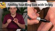 How to Find Your Ring Size at Home Using String or Floss - LDS Honey