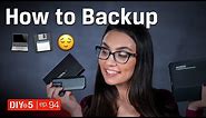 How Do You Backup Your Computer? 💻💾😌 DIY in 5 Ep 94