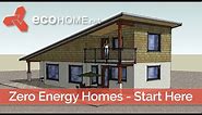 DIY Passive Solar House Plans to Passive House Design Details - ecoHOME Green Building Guide part 1