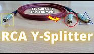 Soldering RCA Connectors | Making an RCA Y Splitter Cable