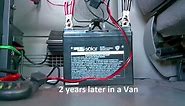 Harbor Freight Thunderbolt Solar Battery review 2 years in a van is it still good capacity demo