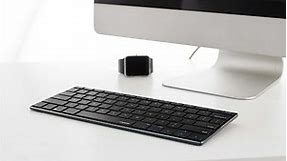 RAPOO Bluetooth Super Ultra-slim Keyboard-E6080 || Windows, Mac Support !! Ultra-slim 5.6 mm design