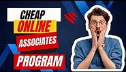 Cheap Online Associates Degree