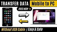 How to Transfer Files From Mobile To Laptop Without USB Cable (2023 NEW)
