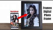 Instantly Share Photos from Your Smartphone to Frameo WiFi Photo Frame (Best Digital Photo Frame)