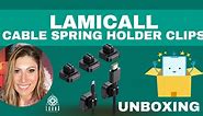 The Unboxing of LAMICALL Cable Spring Holder Clips