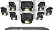 ANNKE Home Wired Camera Security System with Audio, 8CH 3K Lite H.265+ AI DVR with 1 TB Hard Drive and 8 X 1080P IP67 Weatherproof Cameras with Dual Light, Human/Vehicle Detection, Color Night Vision