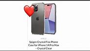 Spigen Crystal Flex Phone Case for iPhone 14 Pro Max – Crystal Clear