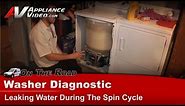 Maytag Washer Repair - Leaking Water During Spin Cycle - Triple Lip Assembly