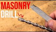 Drilling Hardened Steel With Masonry Bits - Not A Lifehack