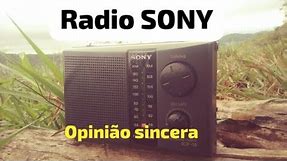 Radio SONY modelo icf-18 é bom? confira.