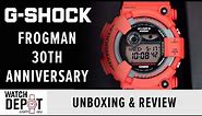 30th Anniversary RED G-SHOCK FROGMAN | Unboxing & Review