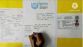 ignou assignment front page कैसे भरे | How to fill ignou assignment front ?? | BAG ignou front page