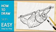 How to Draw a Sloth in 5 MINUTES (Easy, Step by Step)