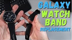 Samsung Galaxy Watch Band Replacement (46mm, Galaxy Gear S3, S3 Frontier & Galaxy watch 3 45mm)
