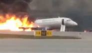 Aeronews - SSJ100 ON FIRE / Aeroflot flight #SU1492...