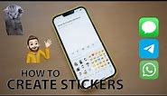 How To Create Stickers On Your iPhone for Messages/WhatsApp/Telegram!