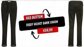 Red Button Jeans Tessy Velvet Dark Green