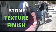 Finishing Concrete Sidewalks (Stone Textured Finish)