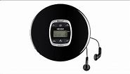 JENSEN CD-60R-BT Personal Portable Bluetooth CD Player with Digital FM Radio and Earbuds