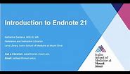 Introduction to EndNote 21
