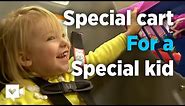 Grocery store buys special cart for special kid
