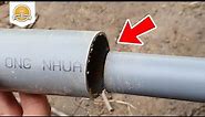 Easy Way to connect two different size PVC Pipe! Tricks That Plumbers Don't Want You To Know!