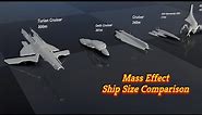 Mass Effect Ship 🚀 Size Comparison
