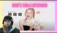 Rosé EMOJI INTERVIEW VIDEO REACTION! SUPER CUTE!