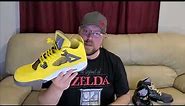DHGATE $50 Jordan 4 Lightning 4s (Tour Yellow) review and on feet