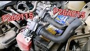 P268115 P26AC15 Engine coolant bypass valve circuit short to battery toyota camry/RAV4 #mechanic