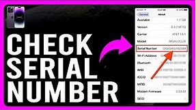 How to Check Serial Number of Your iPhone (How to Find the Serial Number on Your iPhone)