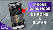 How to Enable Dark Mode for Safari & Chrome for iPhone and iPad | Guiding Tech