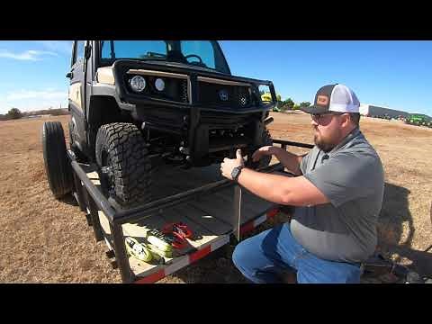 How to Load and Tie Down Side by Side UTV on a Trailer