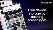 Delete screenshots to free up memory on your Galaxy phone | Samsung US