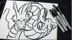 comment dessiner dragon | Shenron "Dragon Ball z"