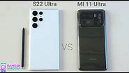 Samsung Galaxy S22 Ultra vs Mi 11 Ultra Speed Test and Camera Comparison