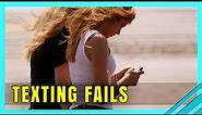 When Texting While Walking Goes Wrong - Funny Accidents and Fails
