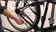 How to fit Shimano Nexus 7 Nexus 8 hub & Inter-M Roller Brake rear wheel Dutch Bike