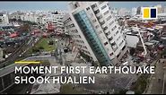 Taiwan earthquake 2018: panic and fear as first deadly quake hit Hualien