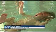 Babies save themselves from drowning