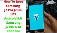 How To Root Samsung J7 Pro J730G U12 Android 9.0 | Samsung J730G U12 Root File | Root SM-J730G