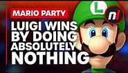 Luigi Wins by Doing Absolutely Nothing (Mario Party Superstars)