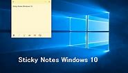 O que é o Sticky Notes do Windows 10? Como resolver problemas com isso