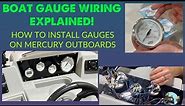 Mercury Outboard Gauge Wiring - HOW TO INSTALL