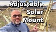 DIY Adjustable Solar Panel Ground Mount - Part 1